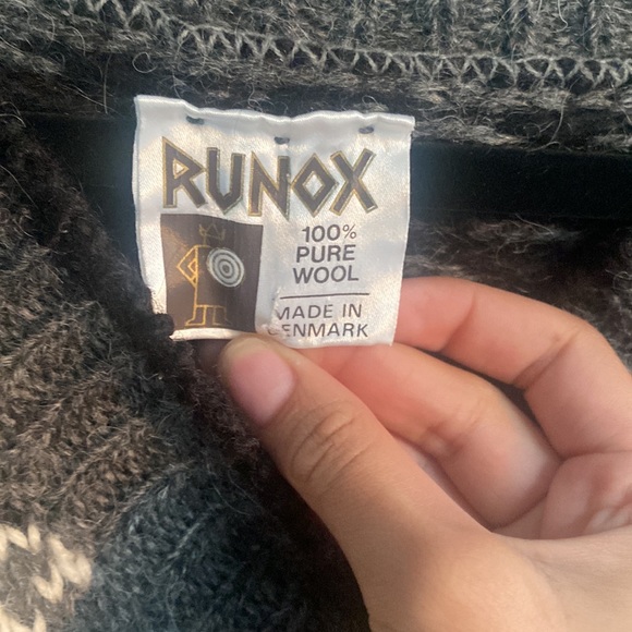 Runox Denmark Vintage Pure Wool Sweater - Picture 3 of 3